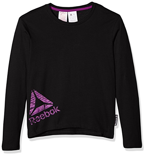 Reebok G ES LS tee Camiseta, niñas, Negro, S