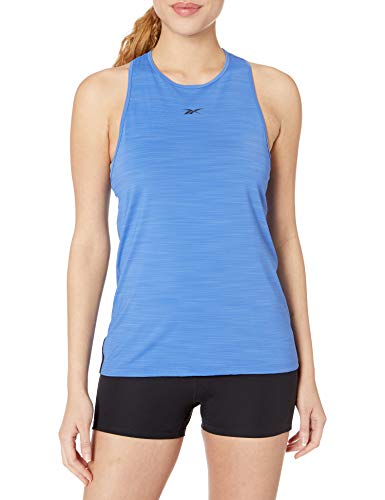 Reebok Training Supply Athletic Tank Camiseta de Tirantes Anchos, Explosión Azul, Extra-Small para Mujer