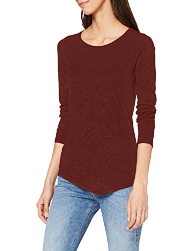 Sisley T-Shirt M/l Camiseta, Rojo (Andorra 07b), X-Small para Mujer