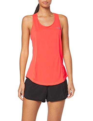 The North Face 24/7 Camiseta sin Mangas para Mujer, Fiery Coral, L