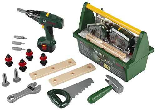 Theo Klein Tool Box Mallette Bosch Avec Ixolino, Color Verde (8429)