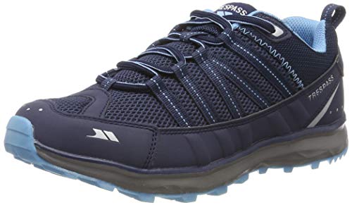 Trespass Triathlon, Zapatillas de Senderismo para Mujer, Azul (Navy/Pale Blue Npb), 39 EU