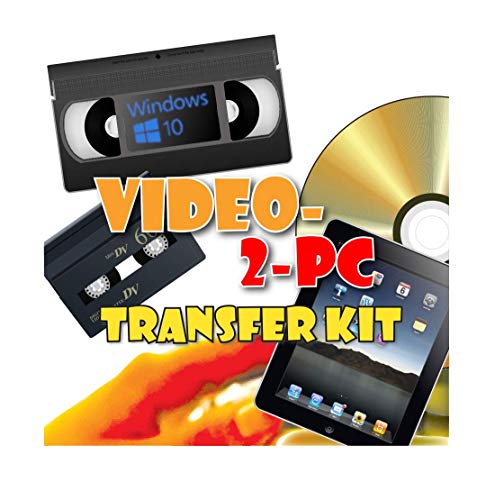 Video-2-PC DIY Video Capture Kit. For Windows 8.1, 8, 7, Vista & XP. Links your VCR or Camcorder to the USB port on your PC. Copy, Convert, Transfer: VHS, Video-8, VHS-C, Hi8, Digital8, & MiniDV video tapes to digital format H.264, MPEG, MPEG-2, MPEG-4 & 