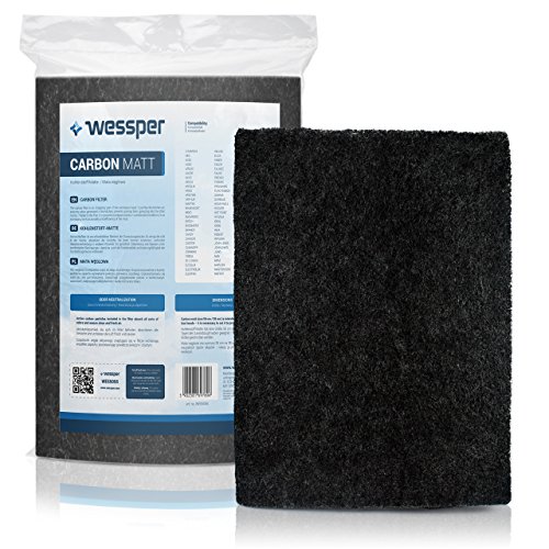 ?WESSPER® Campana extractora filtro para Teka DHX 90/60 P (Estera filtrante, carbón)