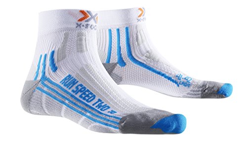 X-Socks - Calcetines Unisex, Talla DE: 37-38, Color Blanco/Turquesa