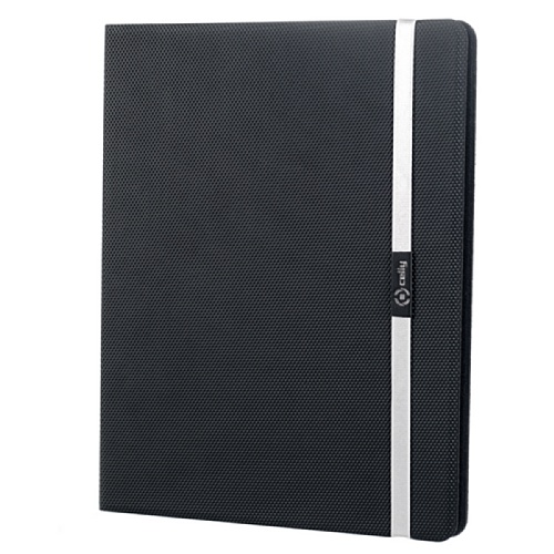 Celly CORNER91001 funda para tablet 25,4 cm (10") Folio Negro - Fundas para tablets (Folio, Universal, Apple iPad 2/3/4/Air, 25,4 cm (10"), Negro)