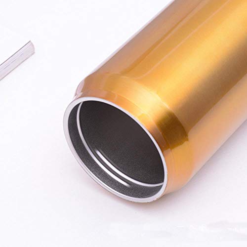 Chamomile101 New Hot 350ml Stainless Steel Thermos Cup Mini Bottle Vacuum Flask Straw Coffee Thermal Thermoses Cans Cups Thermo Cup Mug