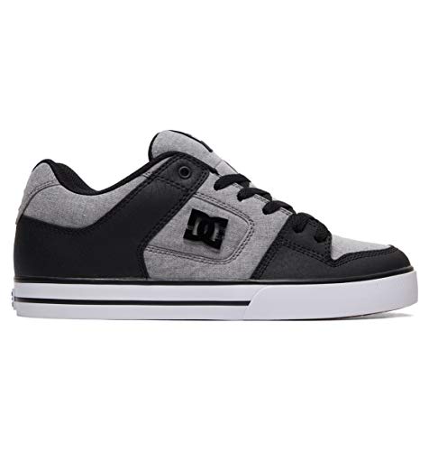 DC Pure SE - Casco para Hombre, Color Negro y Rojo, Color Gris, Talla 47 EU