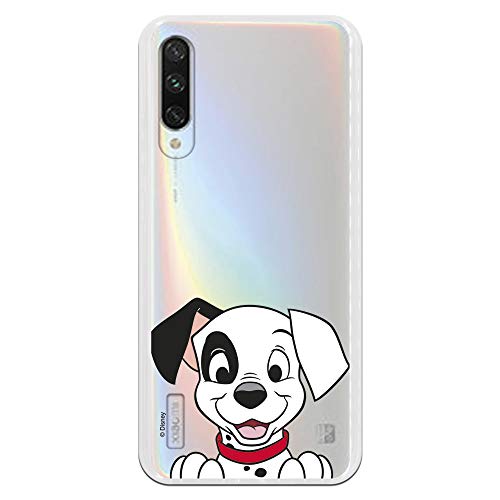 Funda para Xiaomi Mi A3 Oficial de 101 Dálmatas Cachorro Sonrisa para Proteger tu móvil. Carcasa para Xiaomi de Silicona Flexible con Licencia Oficial de Disney.