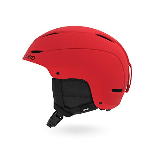 Giro Ratio Casco de esquí, Unisex Adulto, Rojo y Negro Mate, tamaño