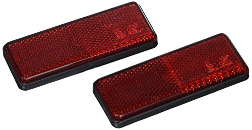 Lampa 20540, Juego de 2 Catadioptricos, 90x 35 mm, Rojo