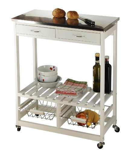 My Home - Carrito de Cocina, Color Blanco