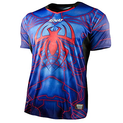 Rinat Aracnik Camiseta de Portero, Unisex Adulto, Azul/Rojo, AS