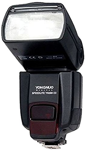 Yongnuo YN560 III - Flash con Zapata Universal (Receptor Interno, GN58 2.4 GHz, IGBT, 5600° K), Color Negro