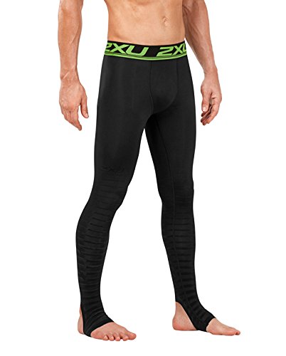 2XU Elite Power Recovery - Mallas de compresión para Hombre, Compresión de recuperación de energía MA4417, Hombre, Color Negro/Nero, tamaño Medium