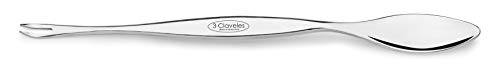 3 Claveles Cuchara de Marisco 23 Cm, Plata