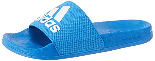 adidas Adilette Shower, Slide Sandal Mens, True Blue/Footwear White/True Blue, 44.5 EU