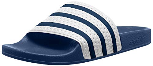 adidas Adilette, Zapatos de playa y piscina Unisex adulto, Azul (Adiblue/White/Adiblue), 43 EU