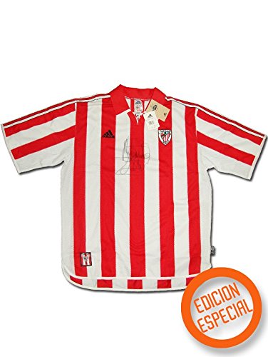 adidas - Athletic Bilbao 1ª Camiseta EDU Alonso 23 99/00 Hombre Color: Rojo Talla: XL