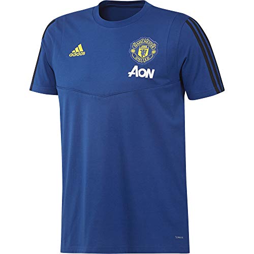 adidas Manchester United tee Camiseta, Hombre, Azul (Collegiate Royal/Black), M