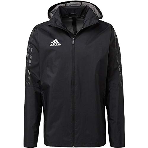 adidas Tiro 17 Storm Jacket Chaqueta, Hombre, Negro (Blanco), M