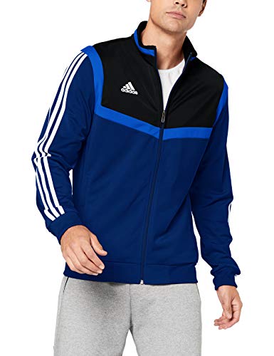 Adidas Tiro 19 Polyester Jacke Chaqueta Deportiva, Hombre, Dark Blue/White, XL