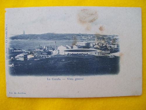 Antigua Postal - Old Postcard : Vista General - LA CORUÑA