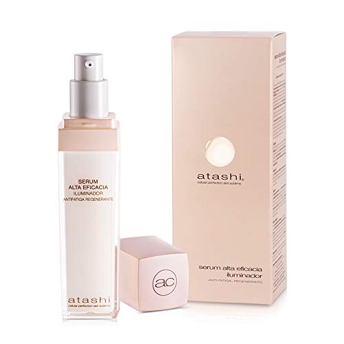 Atashi Firmeza y Luminosidad - Serum Alta Eficacia Iluminador Antifatiga | Reduce Manchas | Unifica Tono | Calma Rojeces | Textura Ligera | Liposomas NanoWhite | Apto Para Todo Tipo de Pieles - 50ml