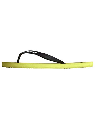 Billabong Tides Solid, Chanclas para Hombre, Amarillo (Lime 39), 45 EU