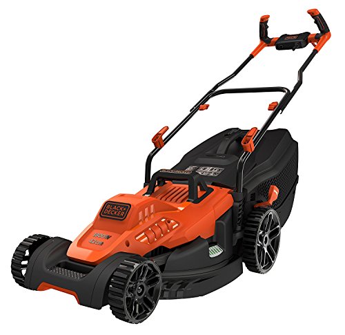 Black+Decker BEMW481BH-QS Cortacésped, 1800 W, Negro/Naranja