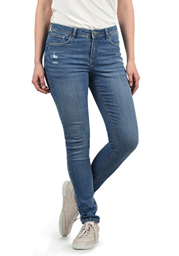 BlendShe Adriana Jeans Denim Vaquero Tejano para Mujer Elástico Relaxed-Fit, tamaño:M, Color:Light Blue Denim (29030)