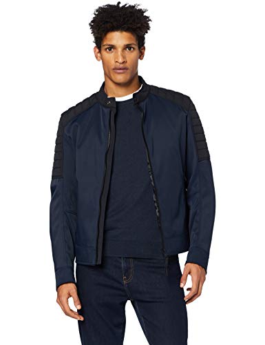 BOSS Olorth Chaqueta, Azul (Dark Blue 404), Small (Talla del Fabricante: 46) para Hombre