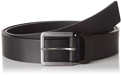 Calvin Klein 35mm Essential Plus Belt Cinturón, Negro (Black Bax), 95 (Talla del fabricante: 90) para Hombre