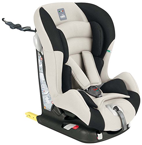 CAM Il mondo del bambino, Silla de coche grupo 1 Isofix, beige/negro