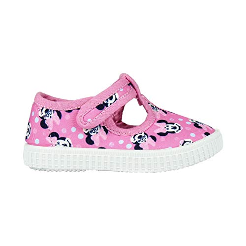 Cerdá Zapatilla Loneta Baja Minnie, Altas Niña, Rosa (Rosa C07), 22 EU