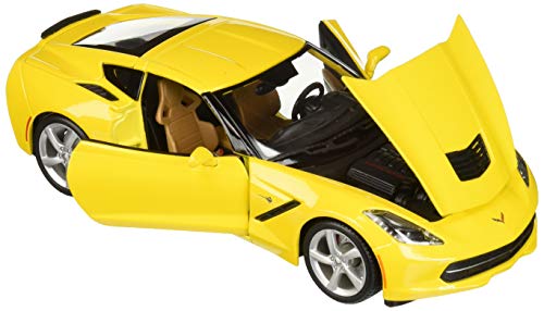 Chevrolet 2014 Corvette C7 Stingray Yellow 1/18 by Maisto 31182 by