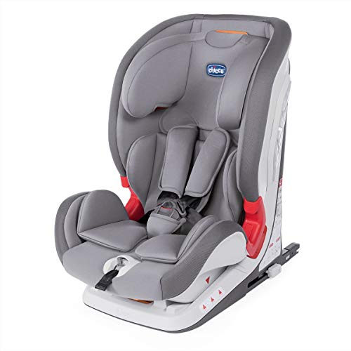 Chicco Chicco YOUniverse Fix Silla de coche isofix grupo 123 (9-36kg) con reductor, color gris (Pearl) Silla de coche grupo 1/2/3, Color Pearl