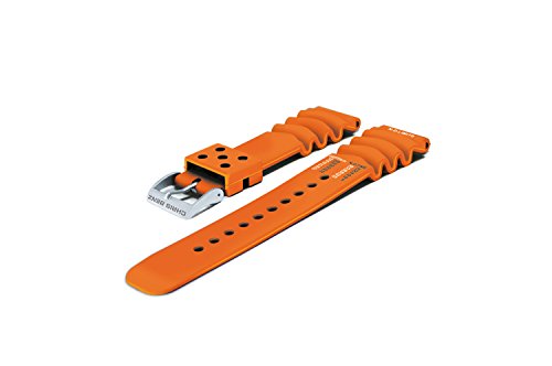 Chris Benz - Rubber Strap for Deep 1000M/2000M Automatic GMT, Color Orange