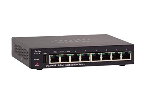 Cisco SG250-08 - 8-Port Gigabit Smart Switch