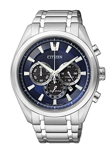 Citizen Reloj Analógico para Hombre de Cuarzo con Correa en Titanio CA4010-58L