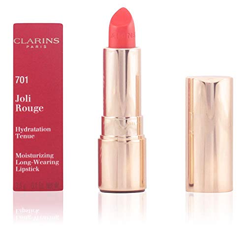Clarins Joli Rouge Lipstick - Barra de labios, color 713-hot pink, 3,5 gr