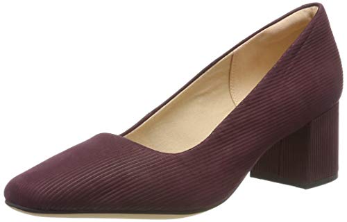 Clarks Sheer Rose, Zapatos de Tacón para Mujer, Marrón (Burgundy Intrest Burgundy Intrest), 42 EU