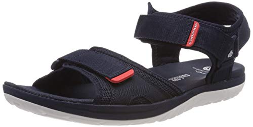 Clarks Step Beat Sun, Abierta Sandalias Punta Cerrada, Azul (Navy-), 44 EU