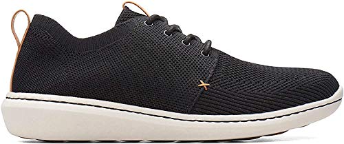 Clarks Step Urban Mix, Zapatillas para Hombre, Negro Black, 43 EU