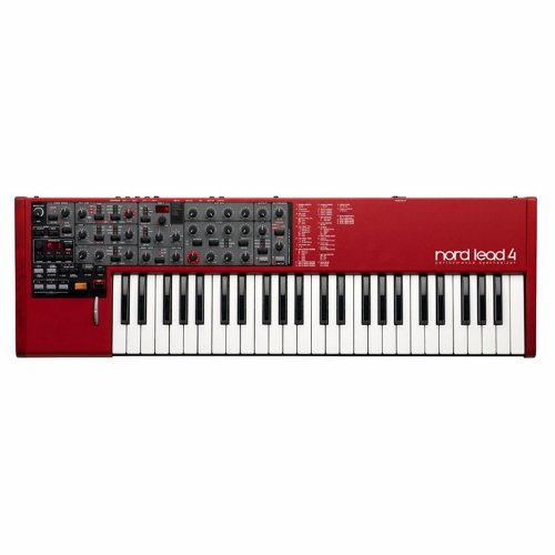 Clavia DMI AB Nord Lead 4 - Teclado MIDI (USB, 86,4 cm, 27,2 cm, 9,4 cm) Negro, Gris, Rojo, Color blanco