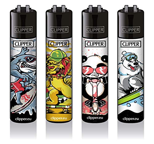 Clipper Funsport Animals - Mecheros (4 Unidades)