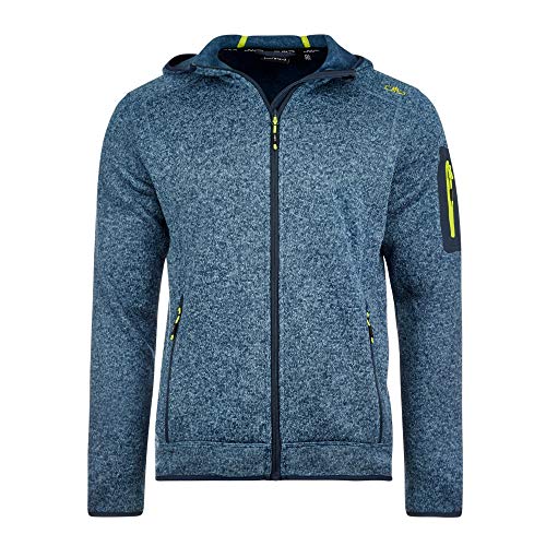 CMP Fleece Jacket 3H60747N Chaqueta, Hombre, Plutono-energía, 42