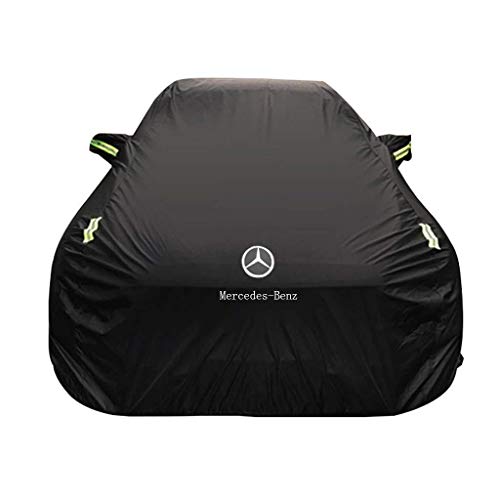 Coche Serie cubierta del coche Mercedes Benz Clase S cubierta del coche ropa gruesa tela Oxford Protección Solar lluvia cubierta del coche cubierta de tela de coche (tamaño, tela Oxford - incorporado