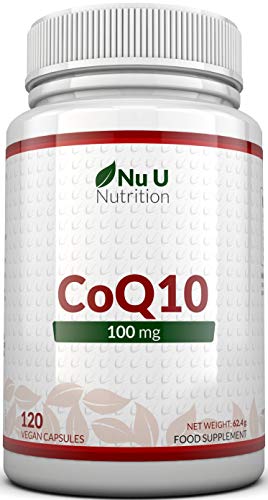 COENZIMA Q10-100 mg | 120 Comprimidos | Complemento alimenticio de Nu U Nutrition