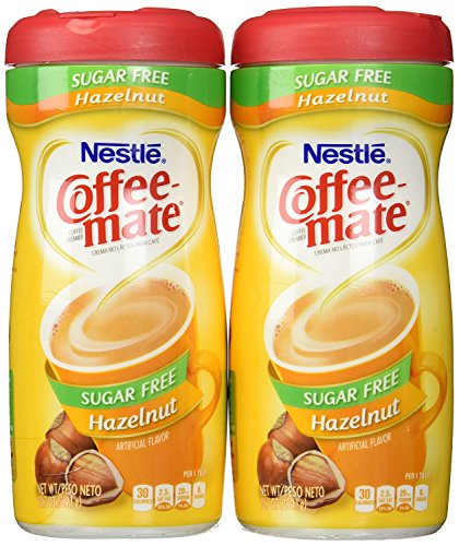 Coffee Mate Hazel Nut Sugar Free Powder ( pack of 2)